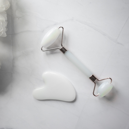 Jade Roller and gua sha stone for face